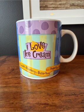 GANZ I love ice cream 24 ounce mug